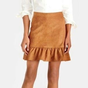 J. Crew Suede Mini Skirt